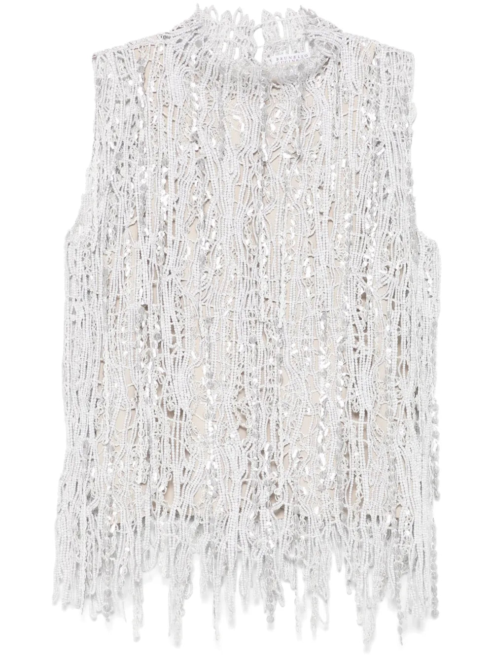Brunello Cucinelli sequinned top