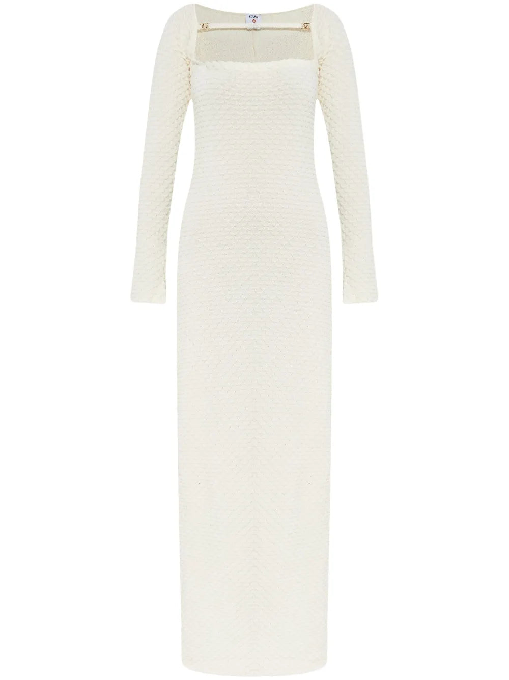 Casablanca  textured knitted maxi dress