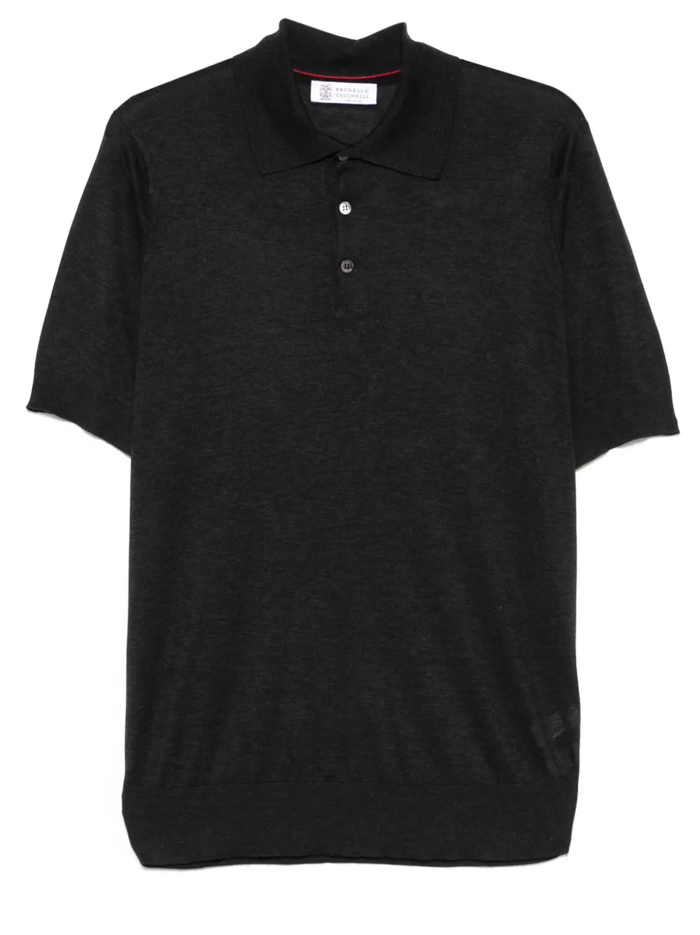 Brunello Cucinelli  fine-knit polo shirt