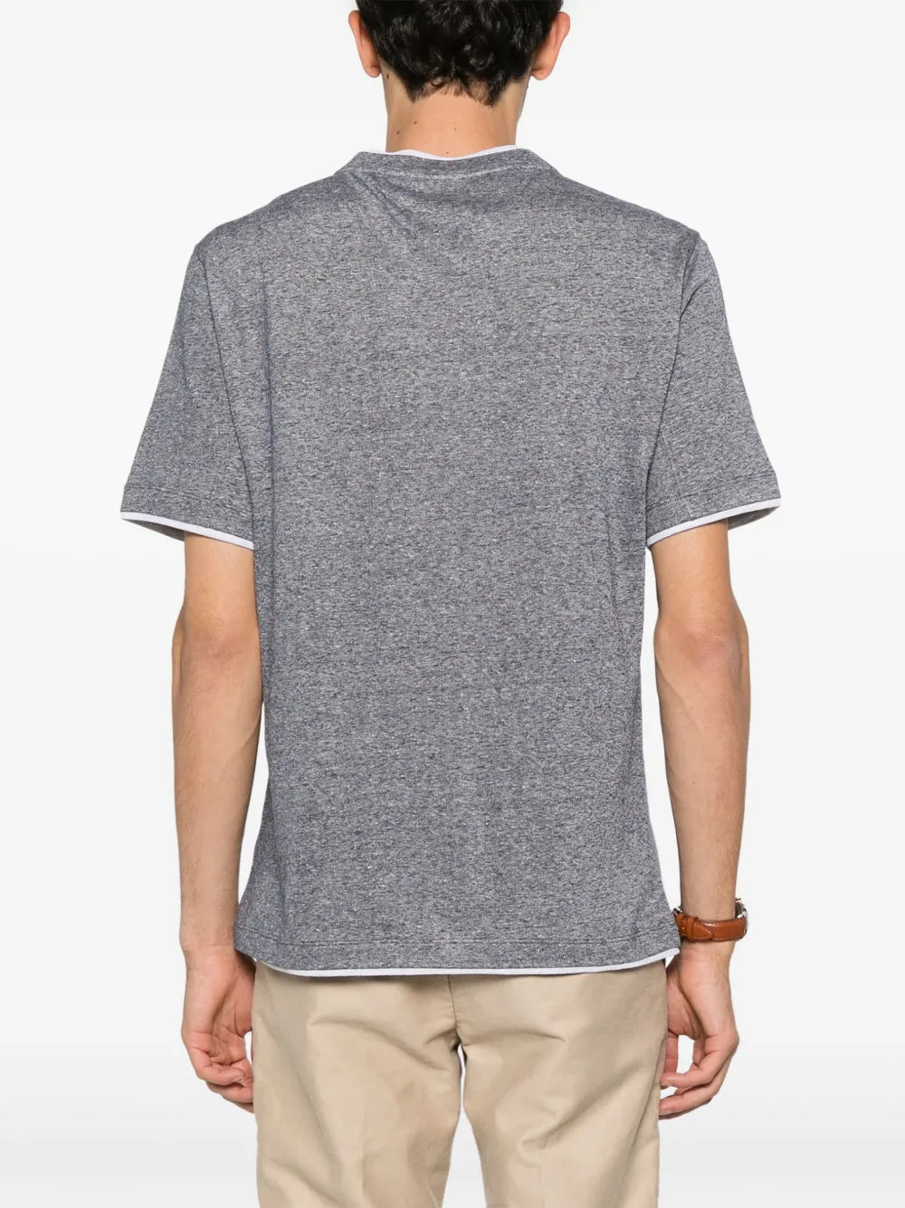 Brunello Cucinelli  mélange-effect T-shirt
