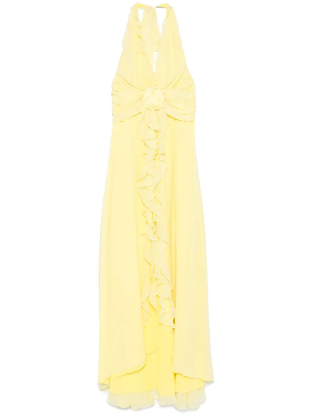 Blumarine  floral-appliqué maxi dress