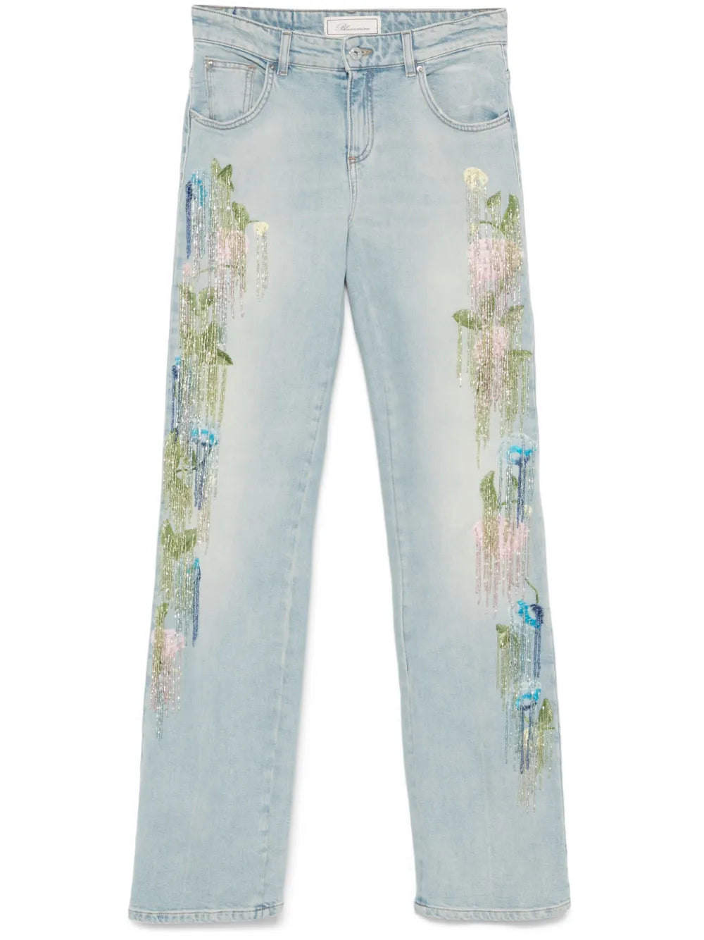 Blumarine  bead-tassel jeans