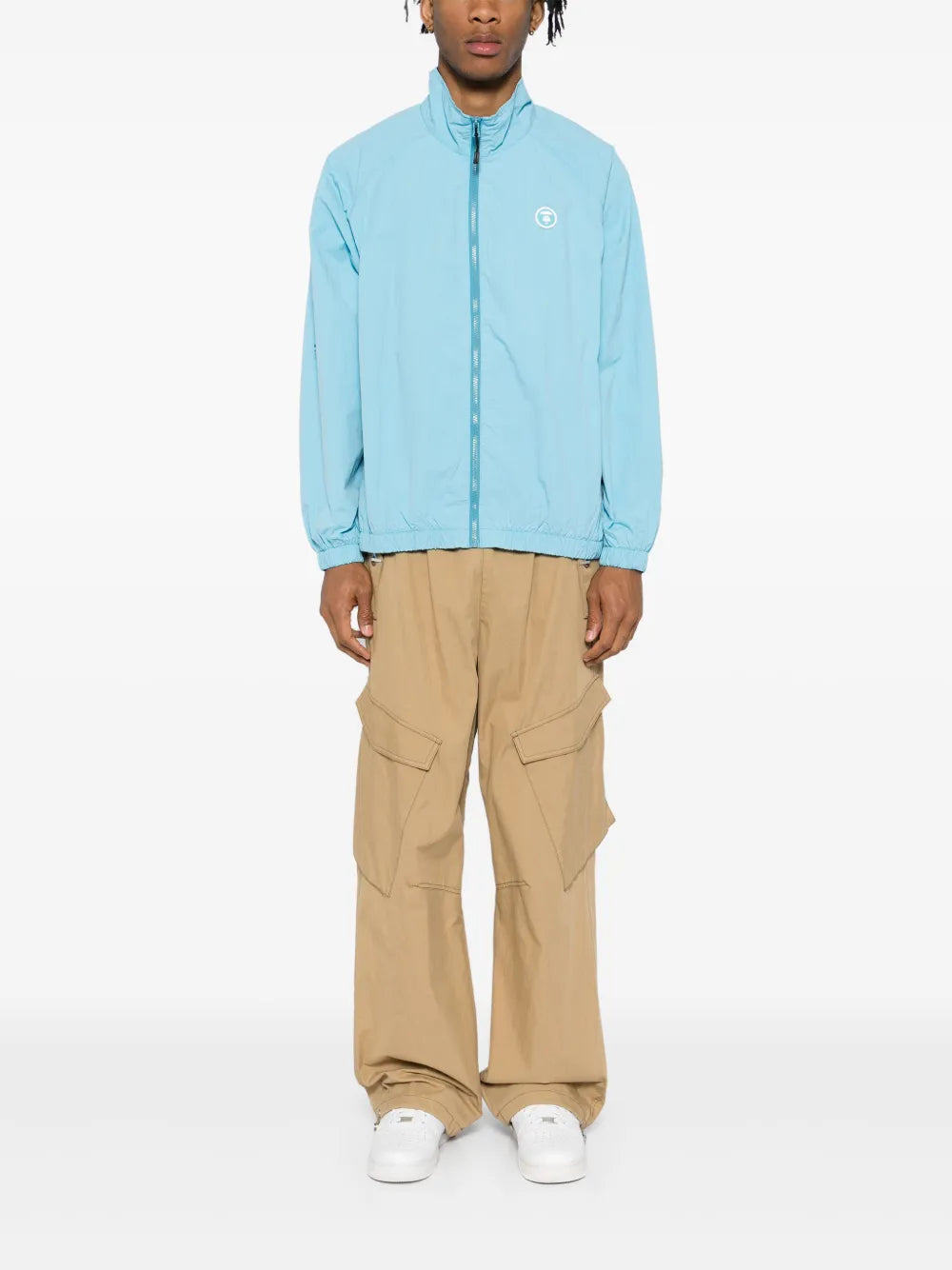 AAPE BY *A BATHING APE® AAPENOW moonface-logo windbreaker jacket