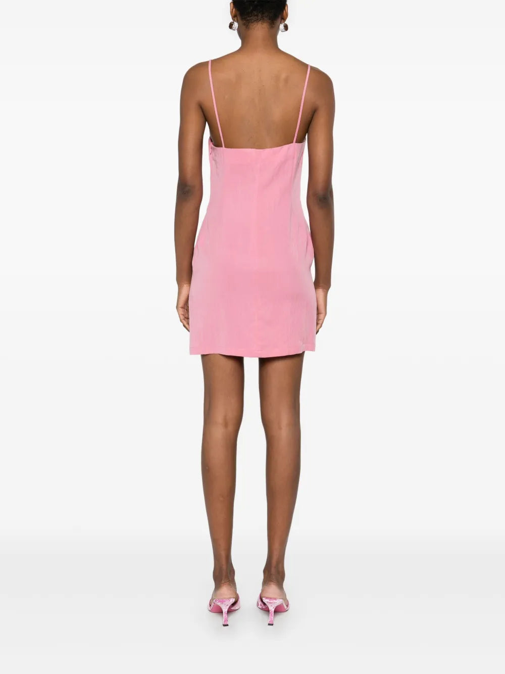 Blumarine floral-appliqué mini dress