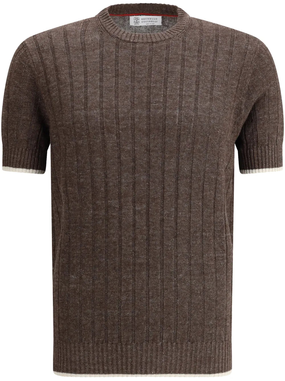 Brunello Cucinelli  ribbed-knit T-shirt
