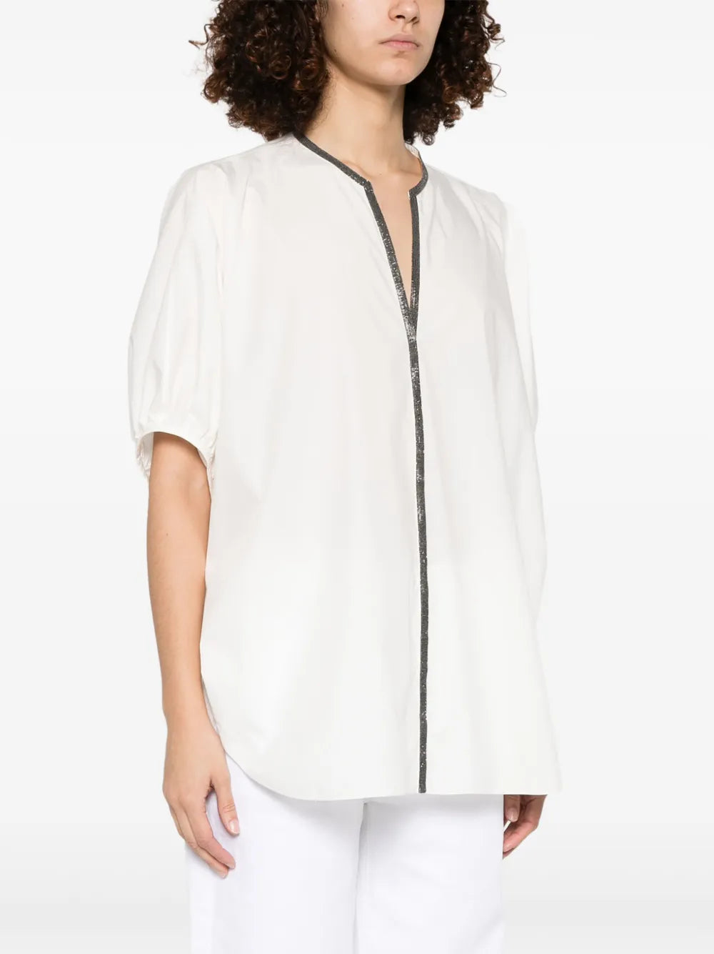 Brunello Cucinelli Monili-chain blouse