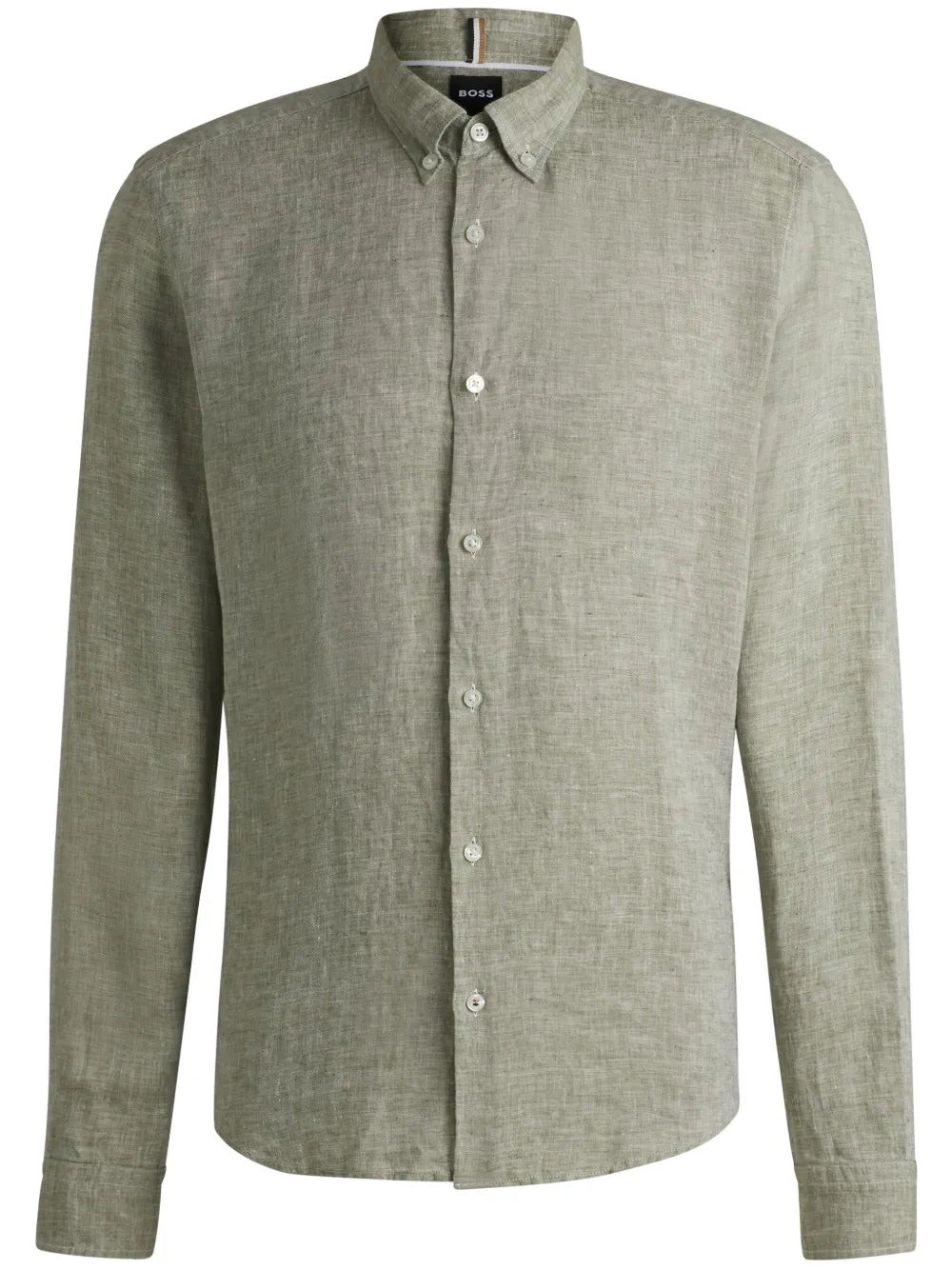 BOSS  button-down linen shirt