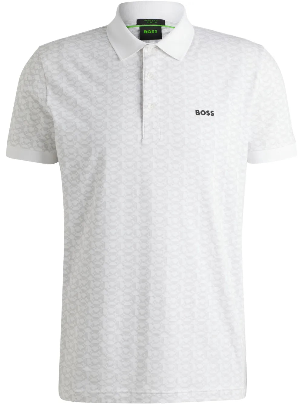 BOSS  printed polo shirt