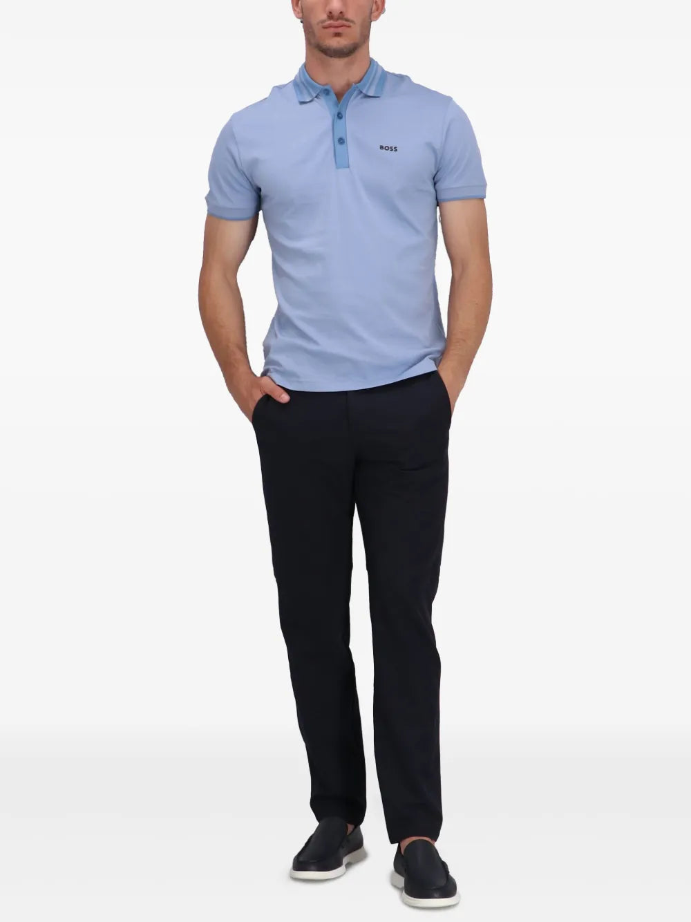 BOSS  cotton polo shirt