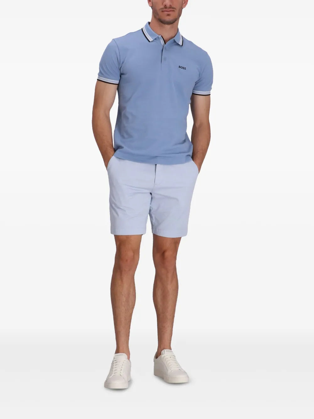 BOSS cotton polo shirt