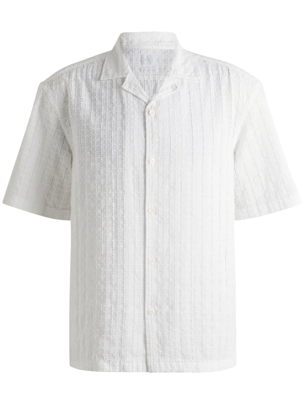 BOSS  broderie-anglaise shirt