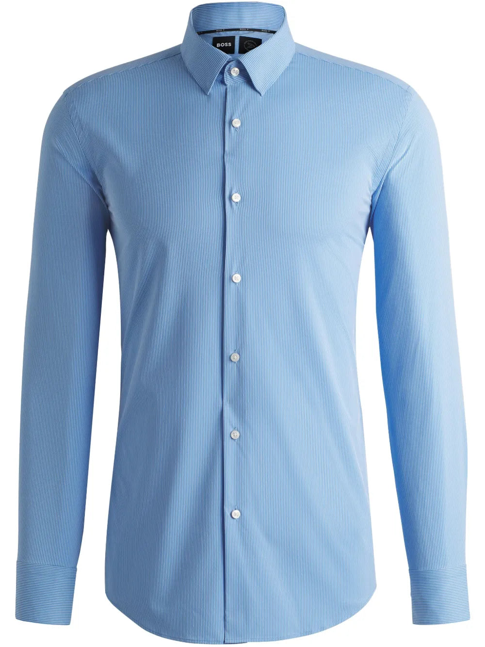BOSS  striped button-up shirt