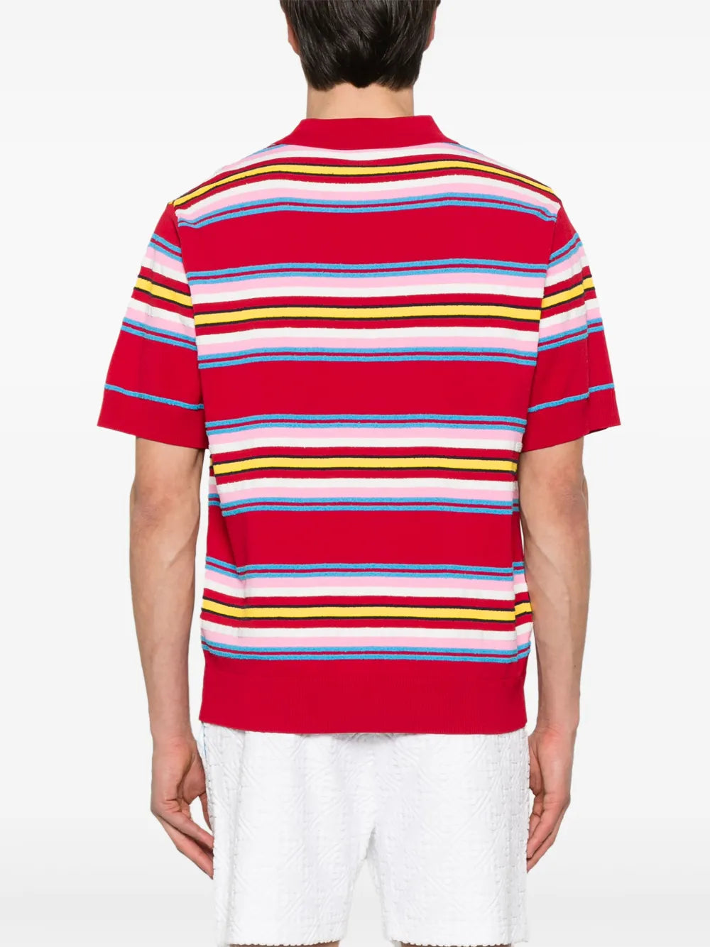 Casablanca striped polo shirt
