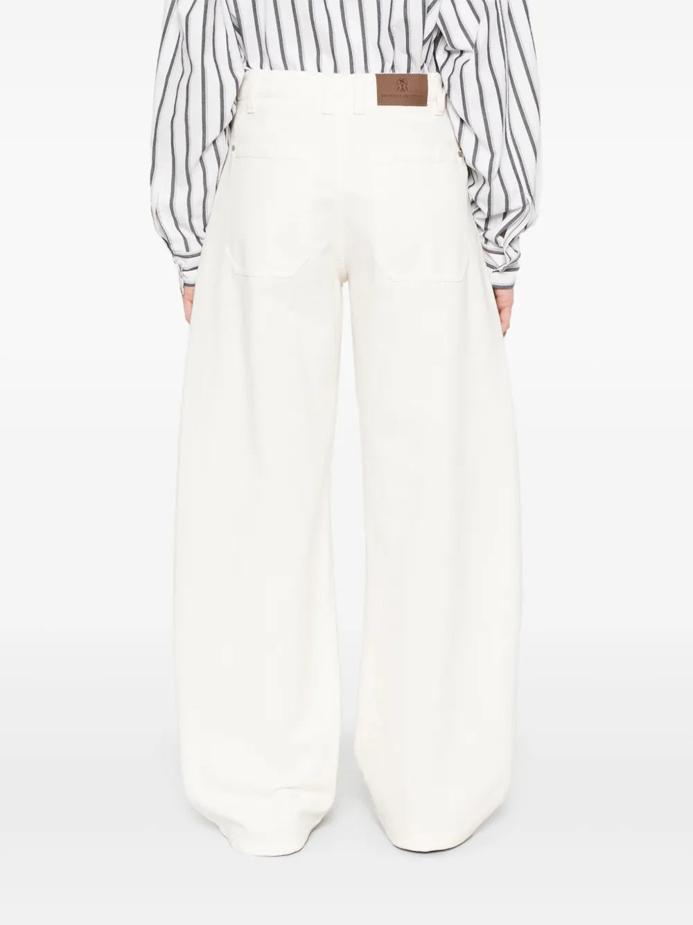 Brunello Cucinelli wide-leg jeans - Image 4