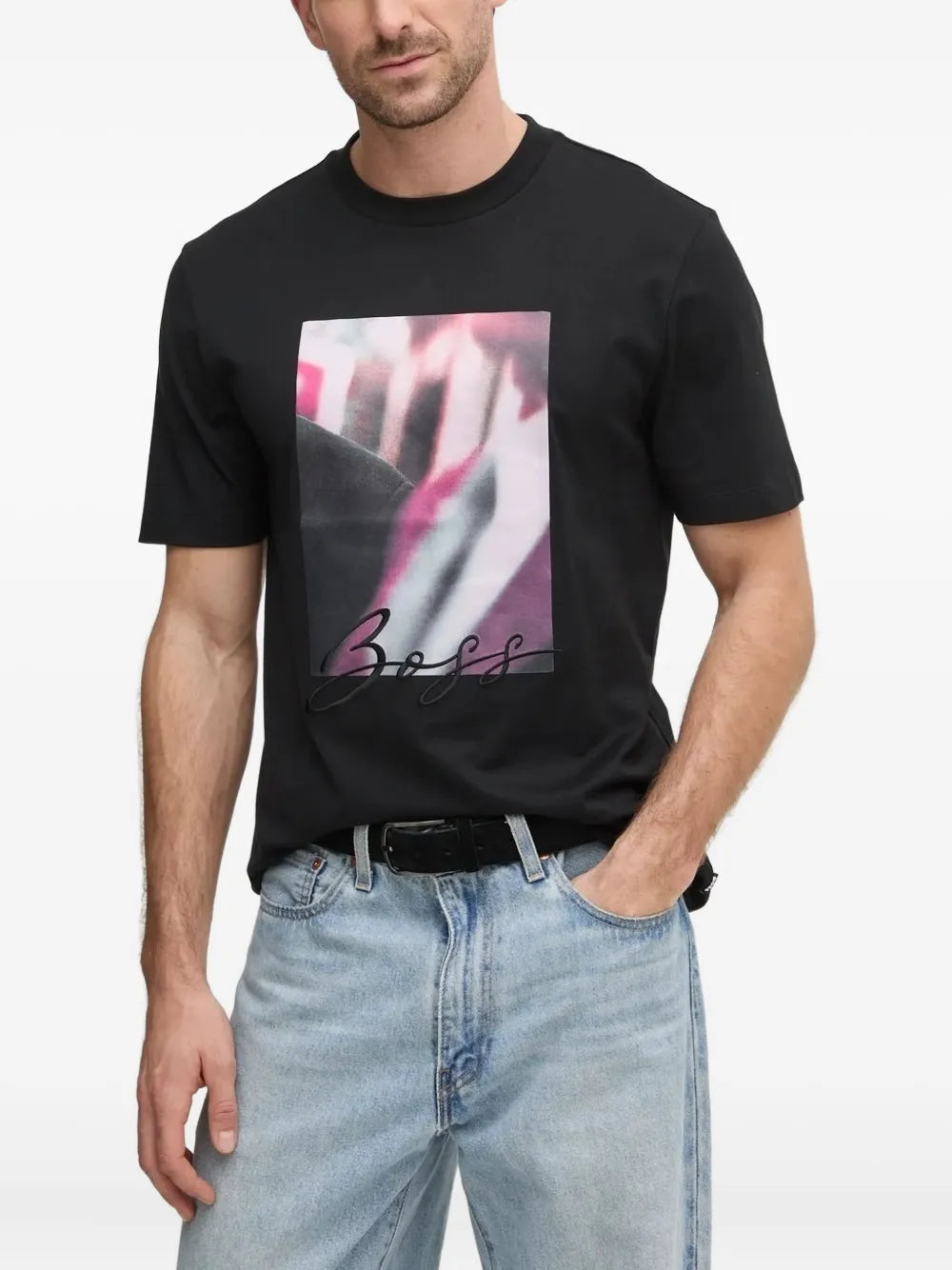 BOSS  graphic-print t-shirt
