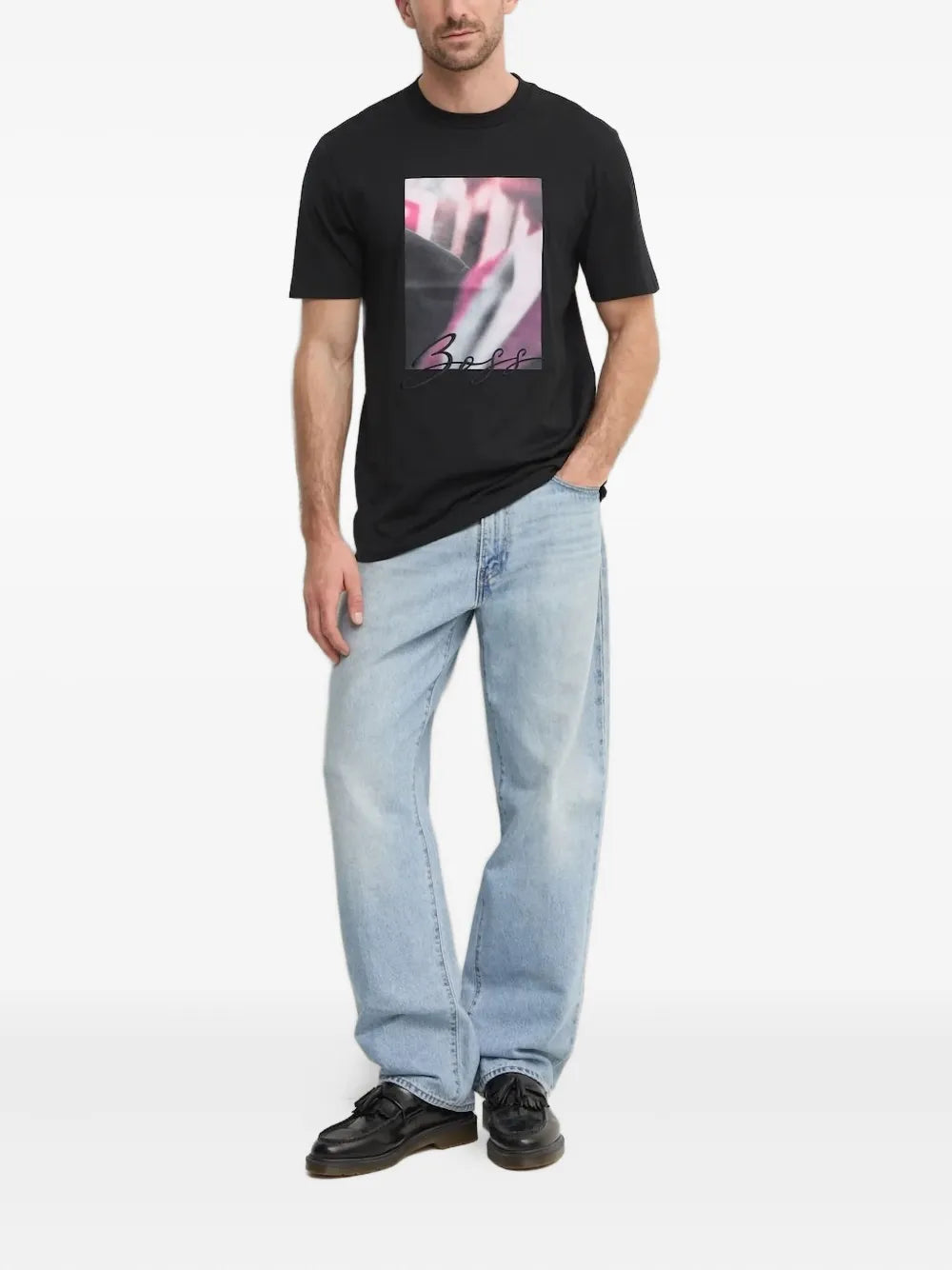 BOSS  graphic-print t-shirt