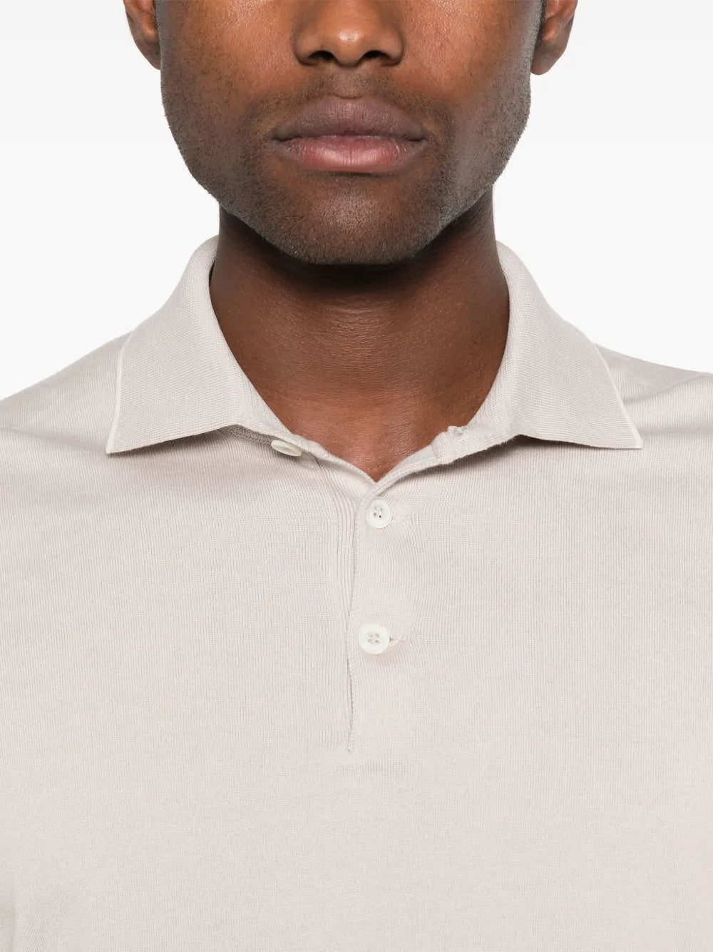 Brunello Cucinelli fine-knit polo shirt