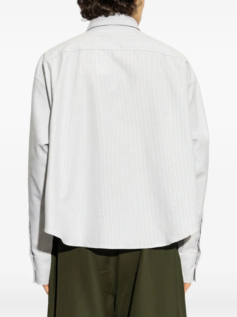 AMI Paris  striped cotton shirt