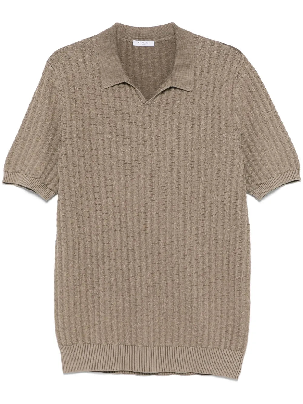 Boglioli  knitted polo shirt