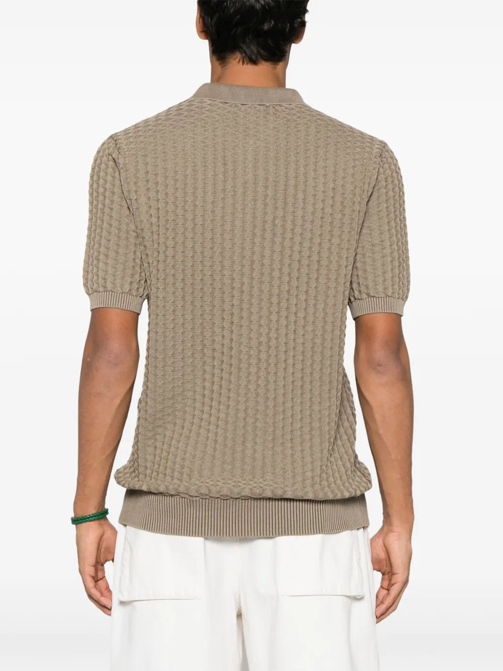 Boglioli  knitted polo shirt