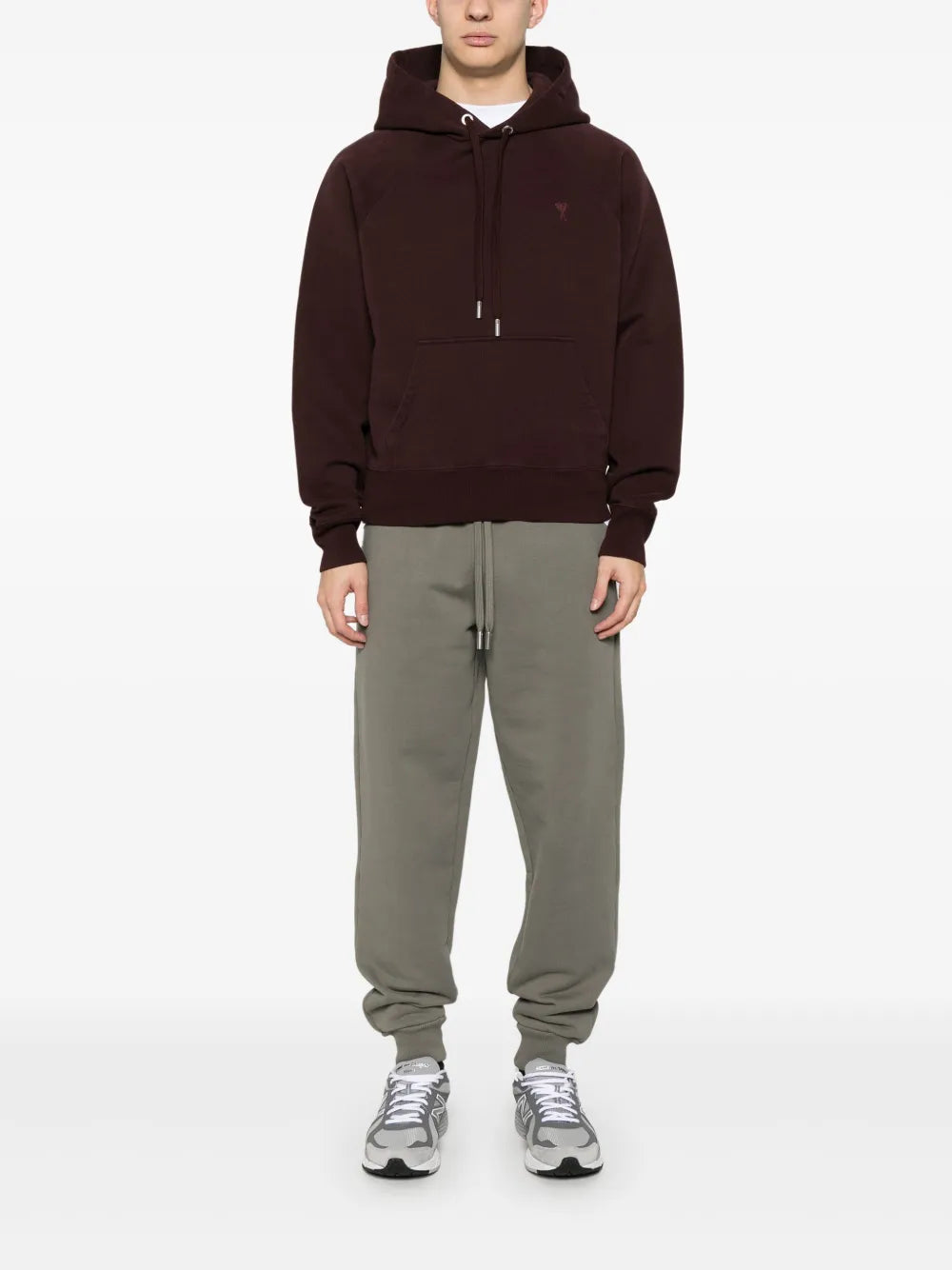 AMI Paris Ami-de-Coeur-motif hoodie