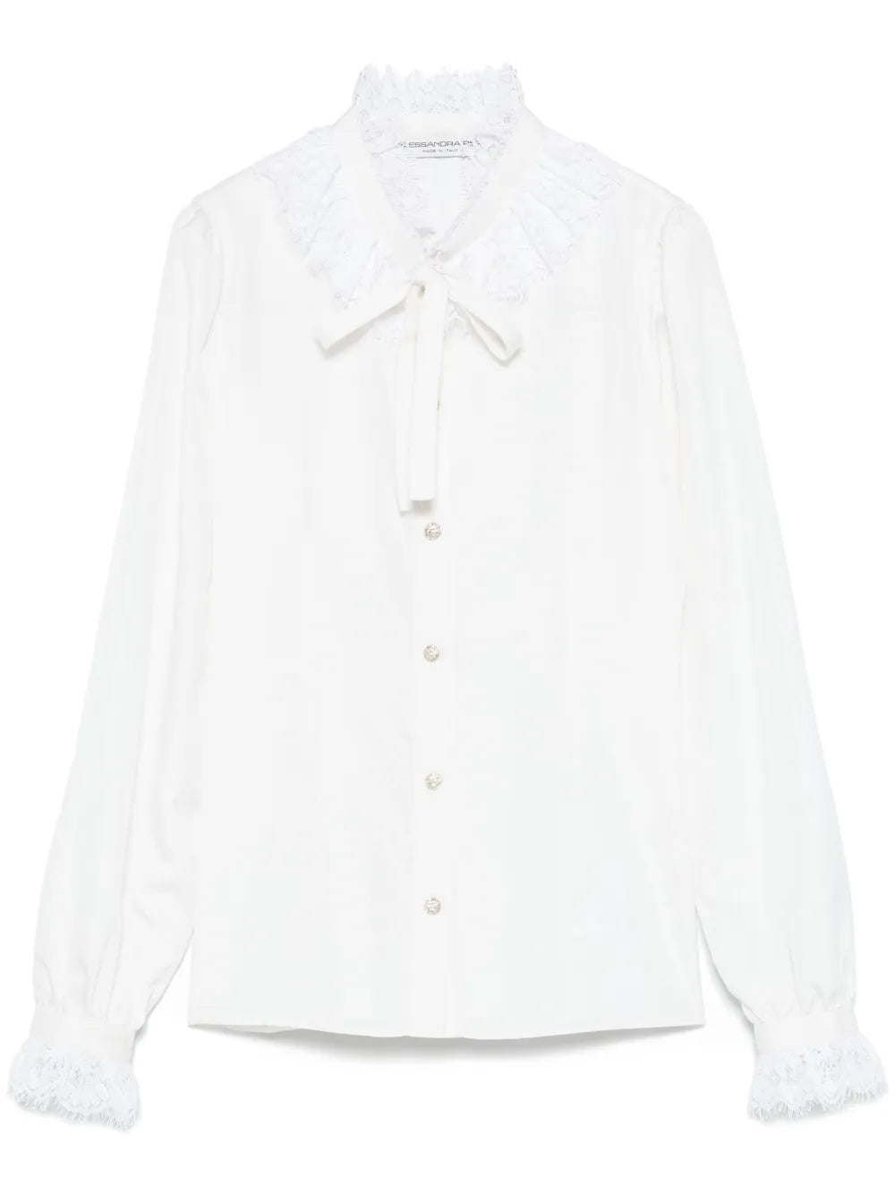Alessandra Rich  silk poplin shirt