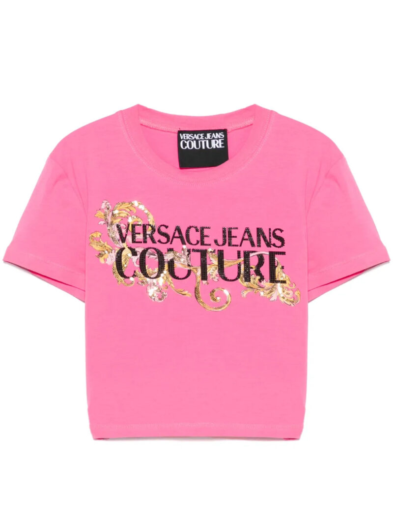 Versace Jeans Couture  Crystal Outline Barocco T-shirt