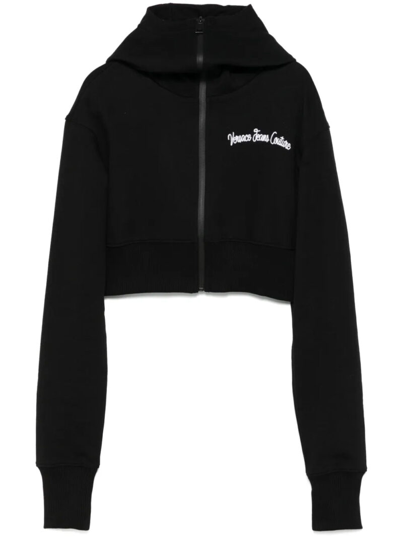Versace Jeans Couture  cropped hoodie
