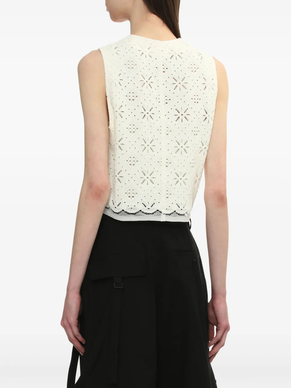 Y's  embroidery vest