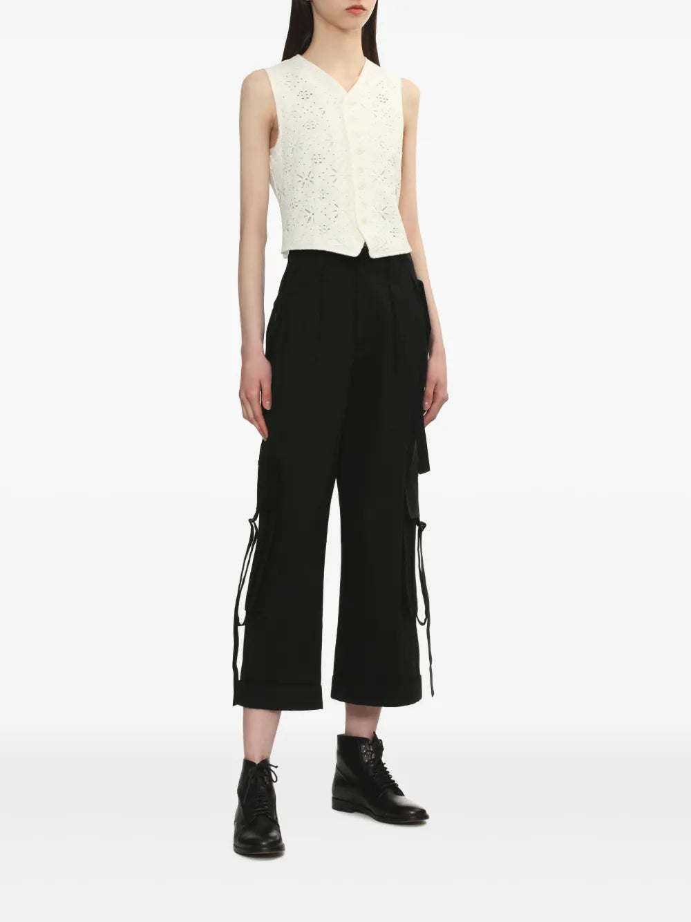 Y's  embroidery vest