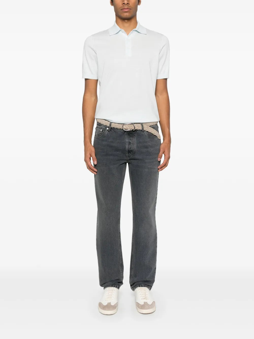 Brunello Cucinelli fine-knit polo shirt