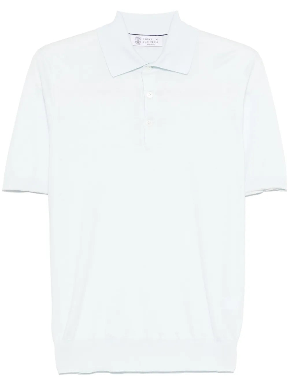Brunello Cucinelli fine-knit polo shirt