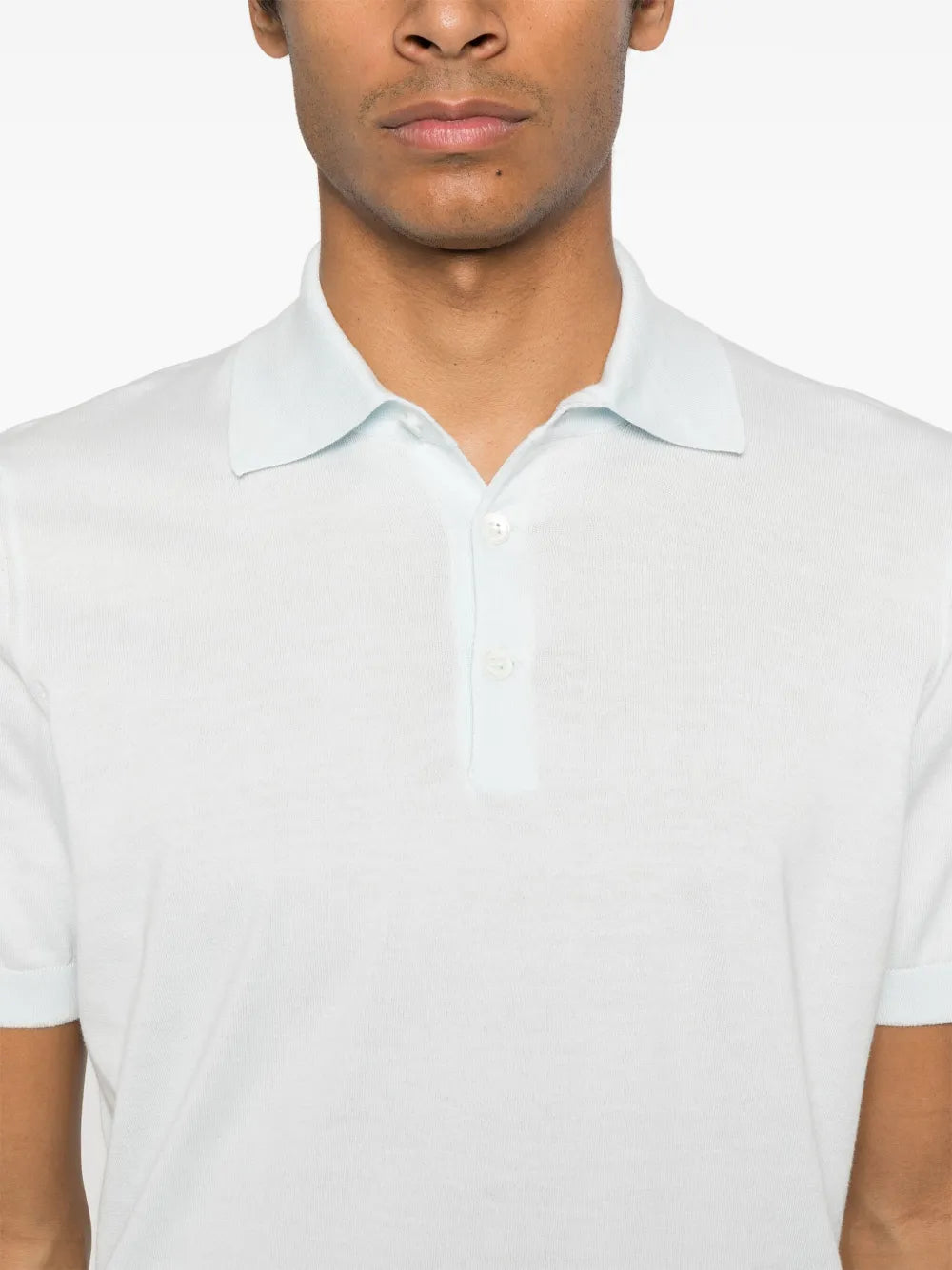 Brunello Cucinelli fine-knit polo shirt