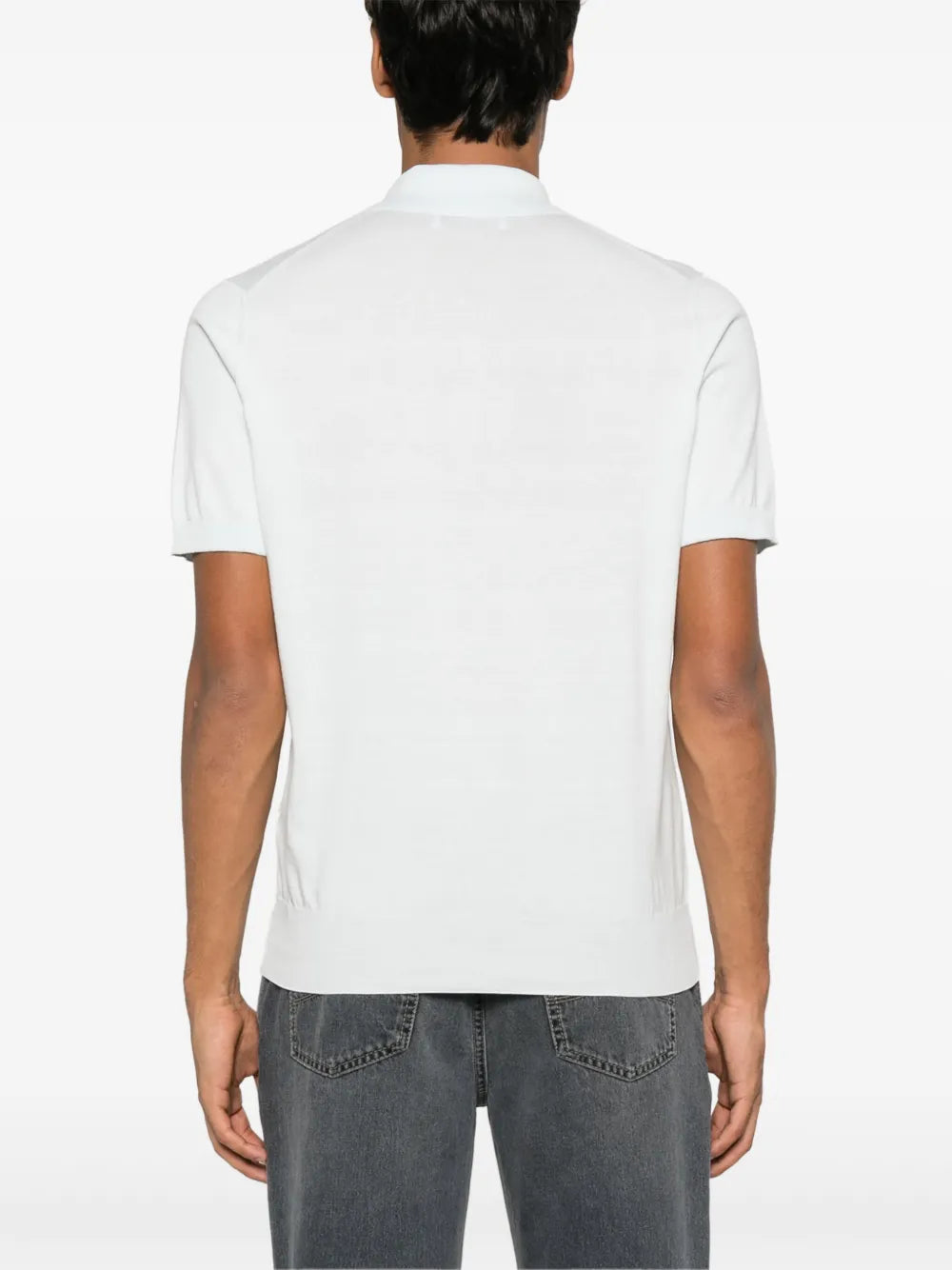 Brunello Cucinelli fine-knit polo shirt