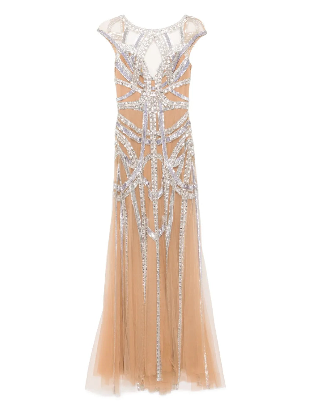 Zuhair Murad  roads-embroidered flared gown