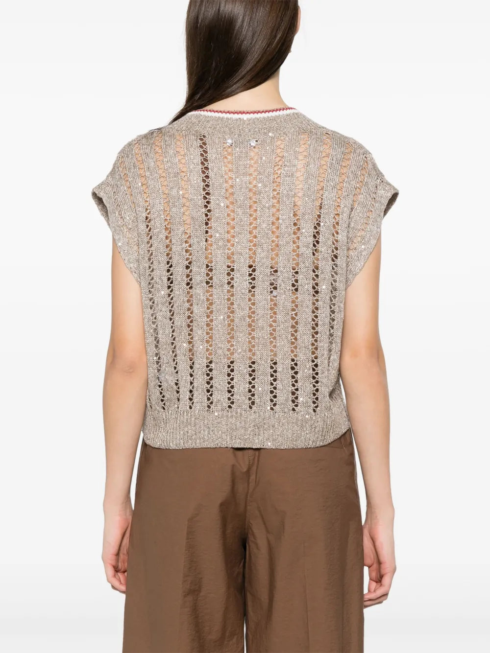 Brunello Cucinelli  ribbed T-shirt