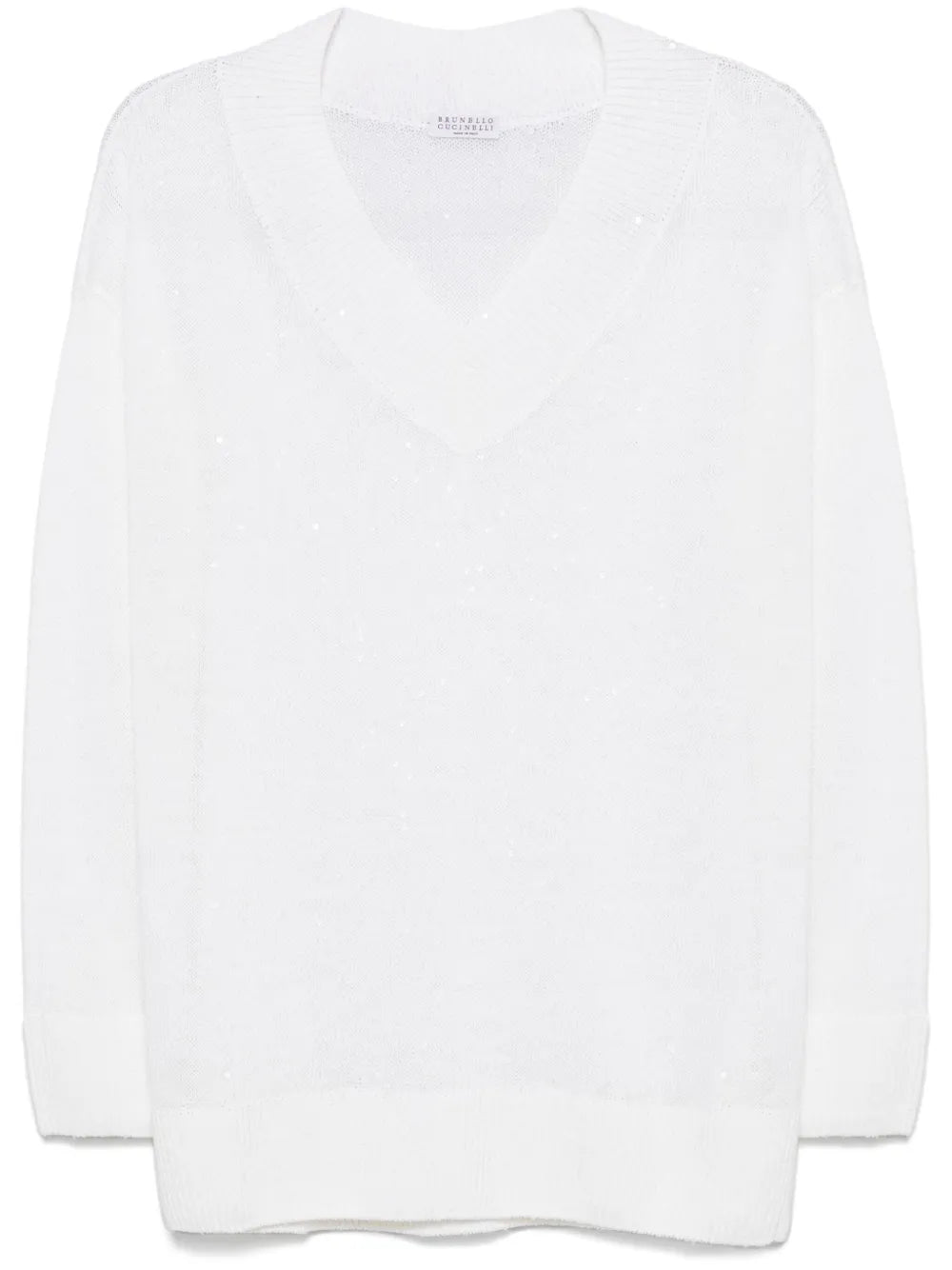 Brunello Cucinelli  sequin-detailed T-shirt