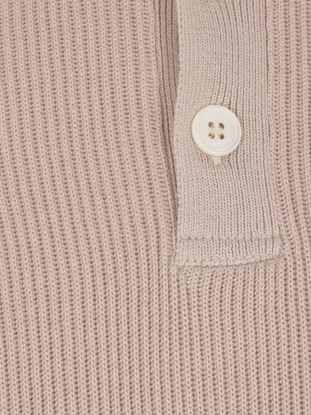 Brunello Cucinelli  ribbed-knit polo shirt