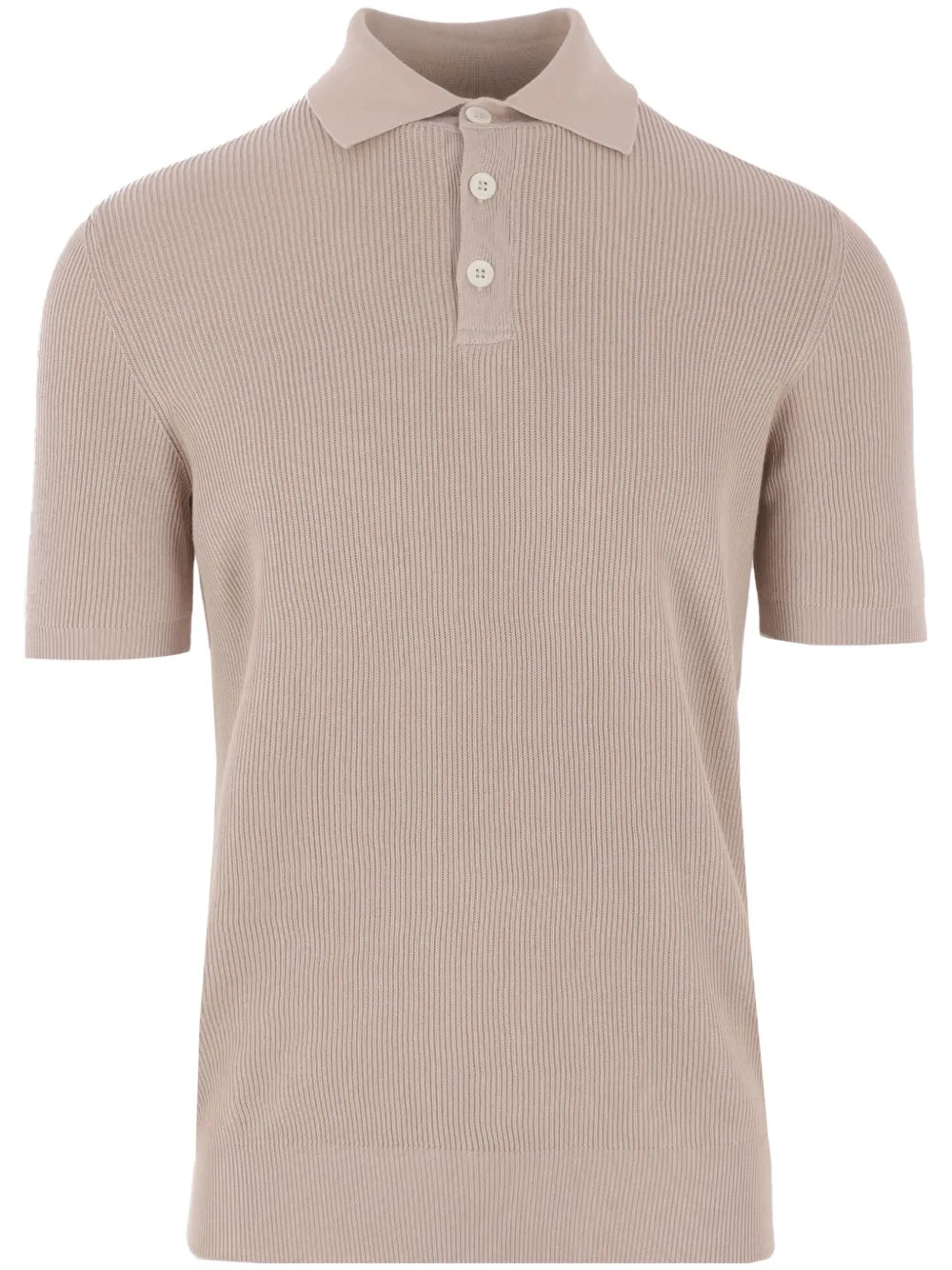 Brunello Cucinelli  ribbed-knit polo shirt