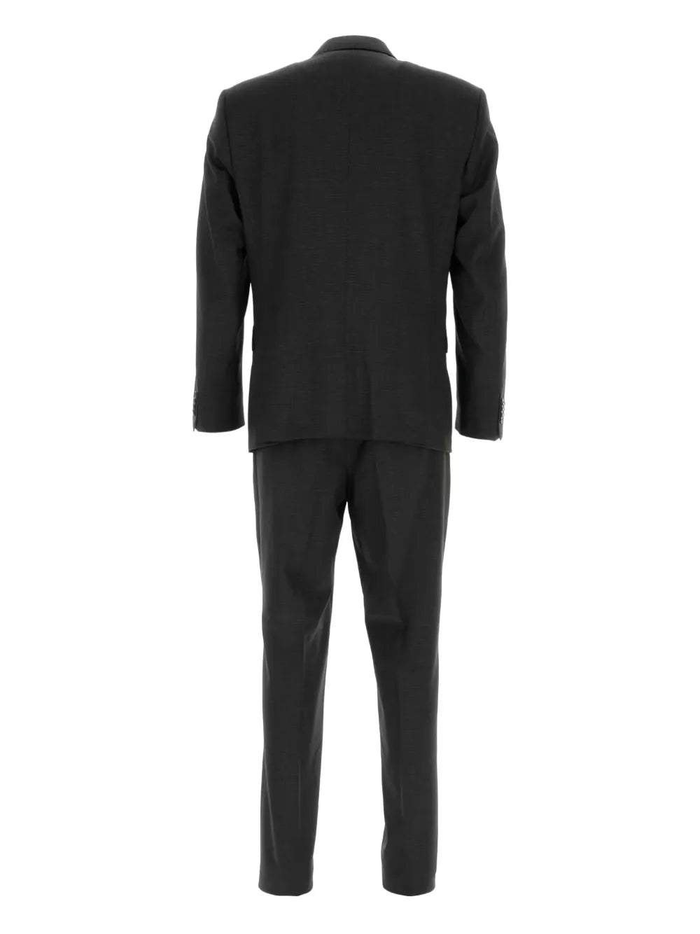BOSS checked single-breasted suit