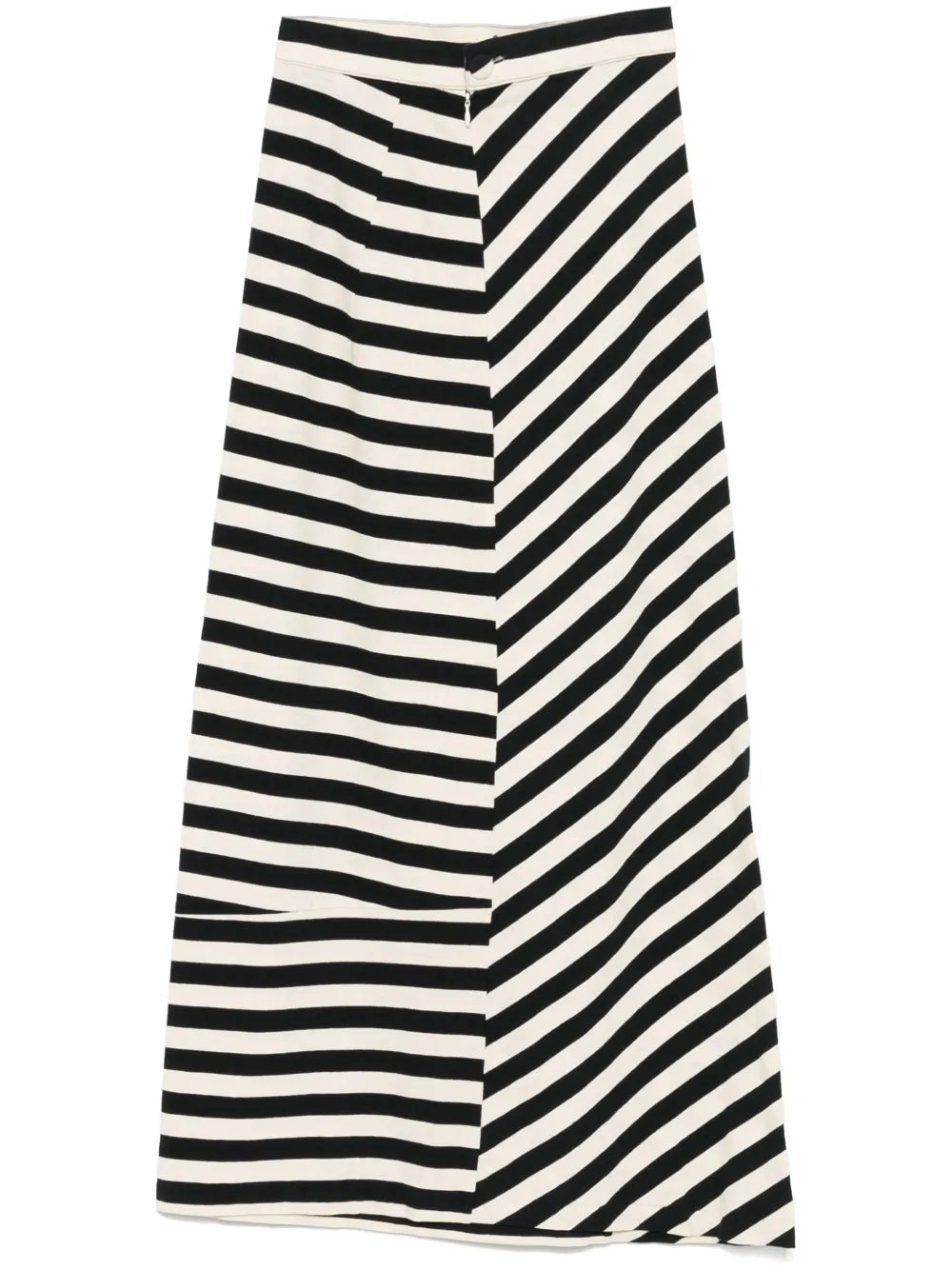 Yohji Yamamoto  striped maxi skirt
