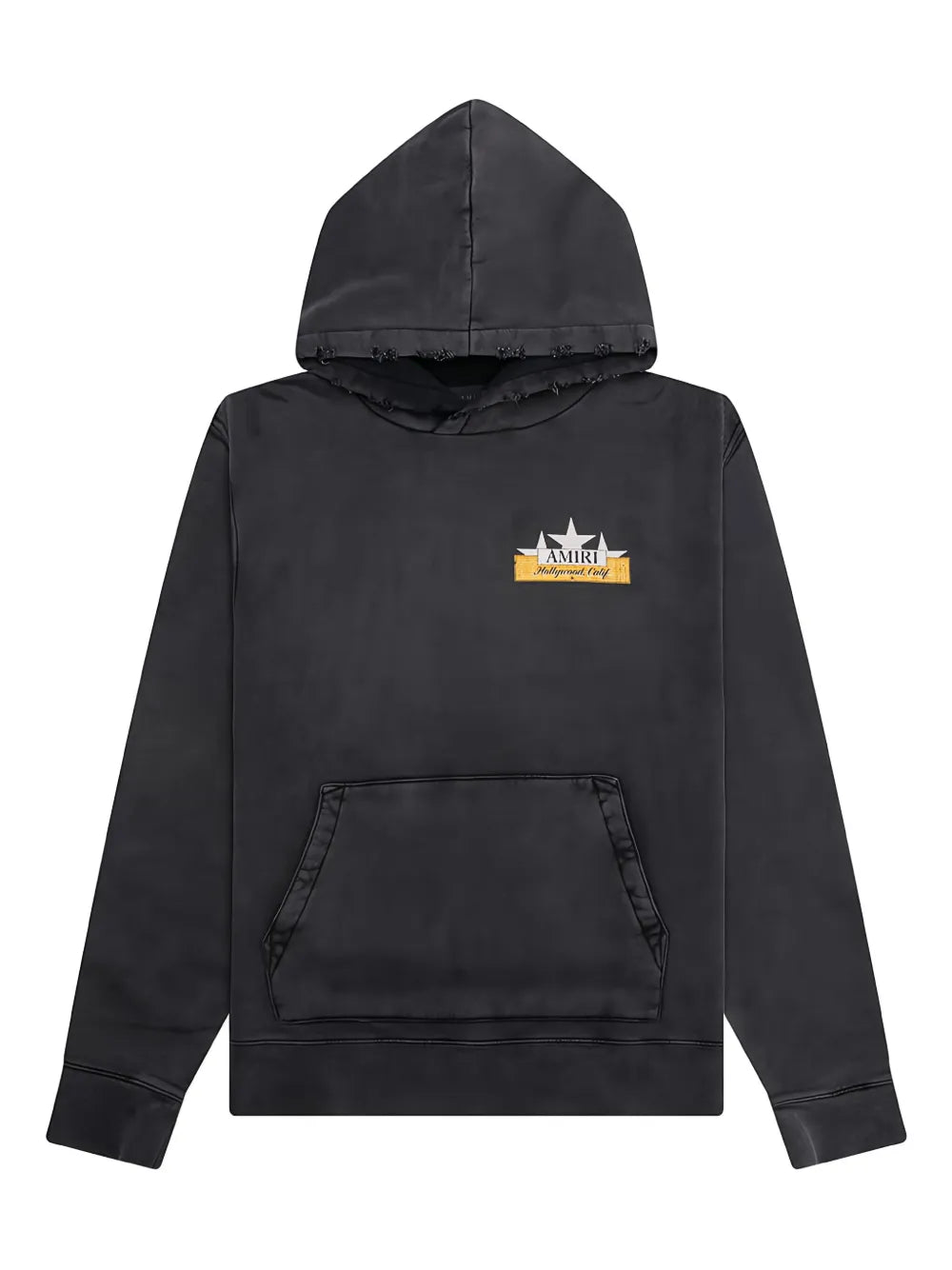 AMIRI  rhinestone-embellished star-print hoodie
