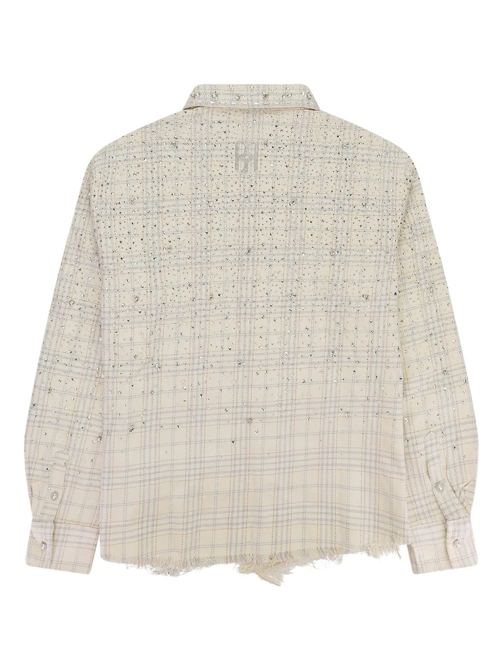 BIRTH OF ROYAL CHILD  rhinestone-embellished "Beige" shirt