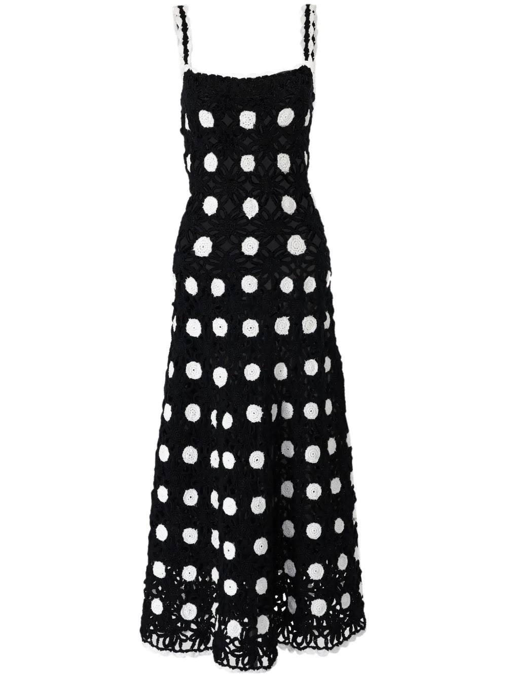 Carolina Herrera  polka-dot knit midi dress