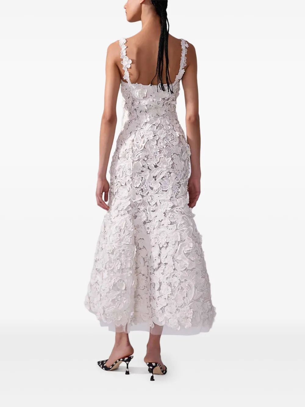 Carolina Herrera embroidered midi dress