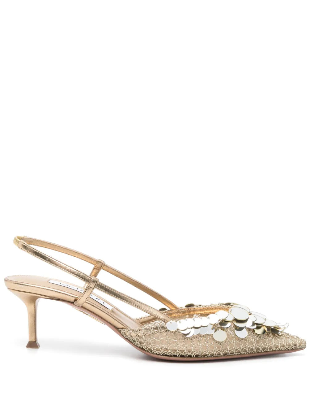 Aquazzura  50mm Can Can slingback pumps