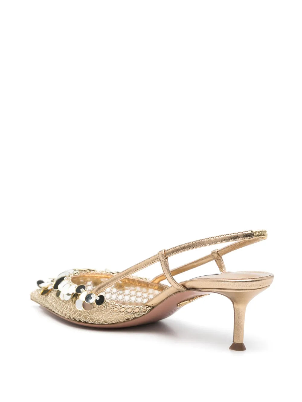Aquazzura  50mm Can Can slingback pumps