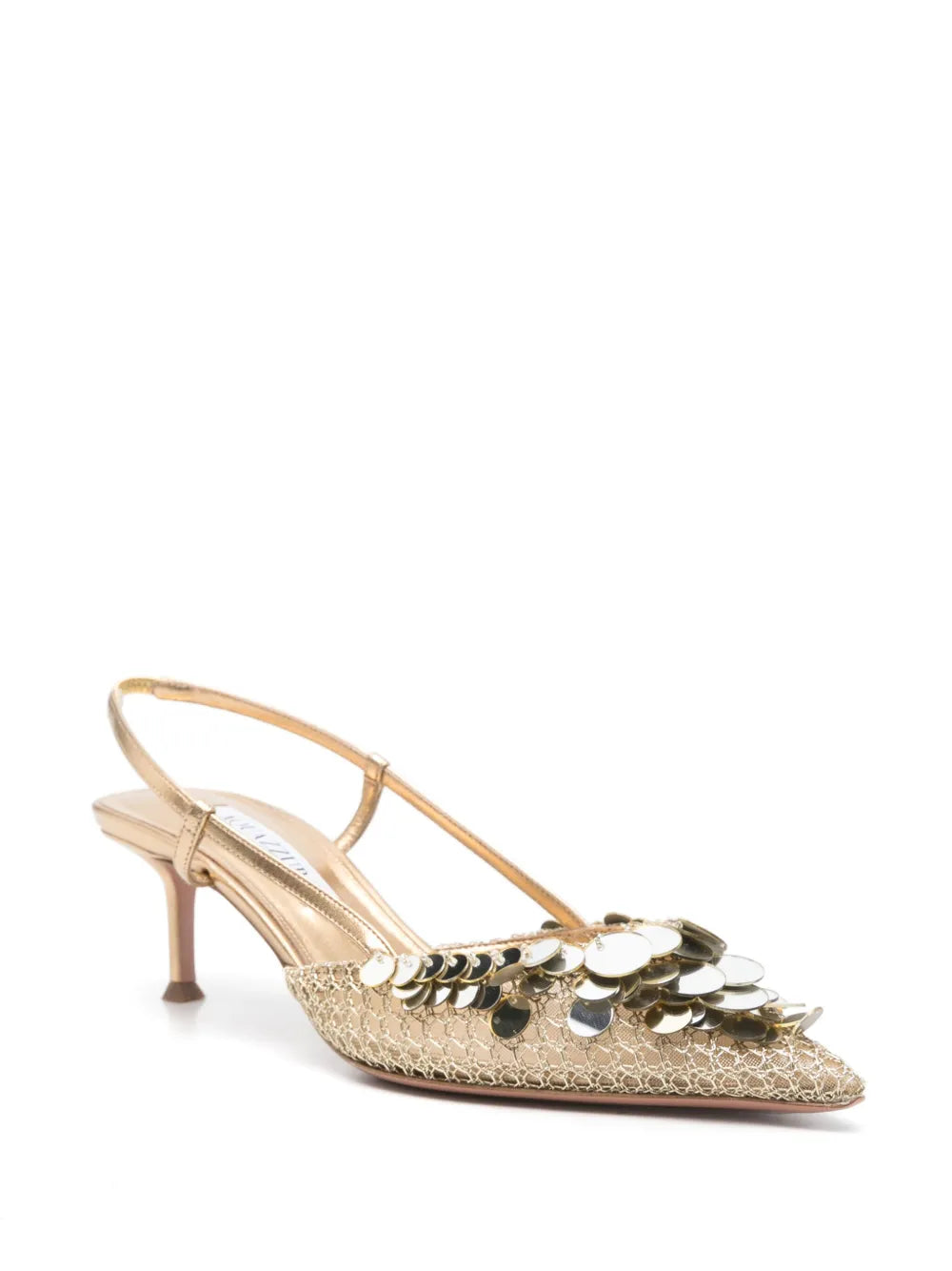 Aquazzura  50mm Can Can slingback pumps