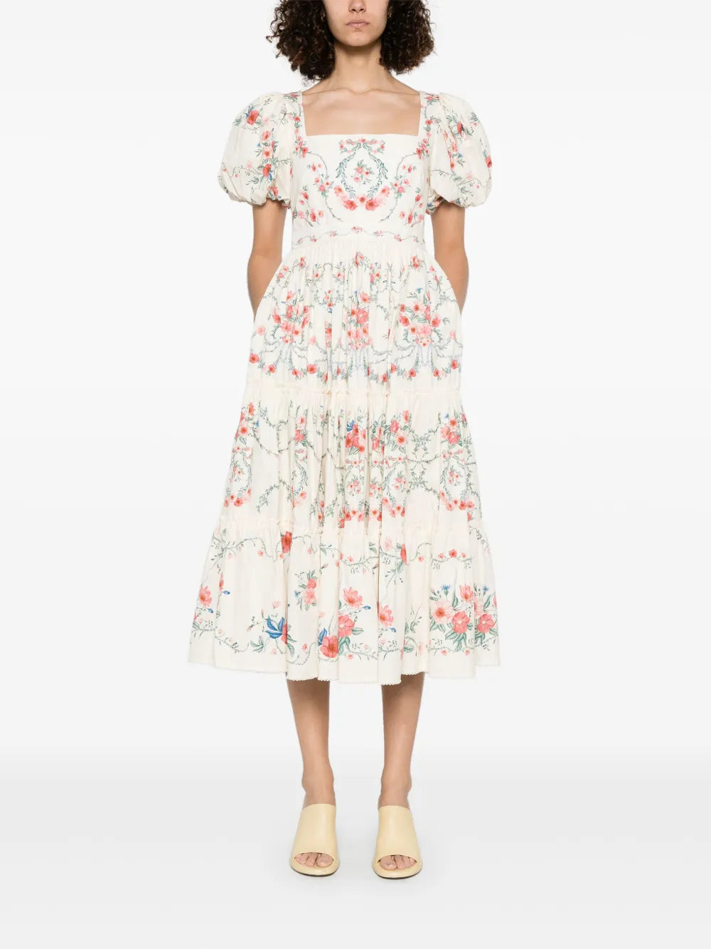 Agua By Agua Bendita  Alga Mosqueta midi dress