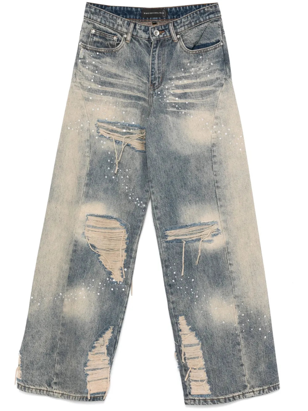 Who Decides War  Faded Stone jeans